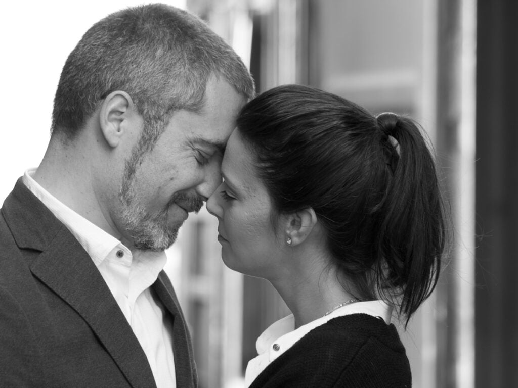 sessão de noivado no inverno