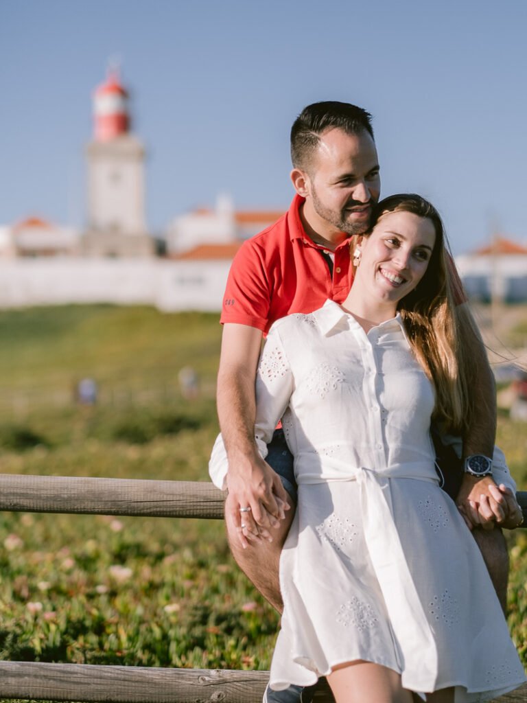 sessão de noivado no cabo da roca
