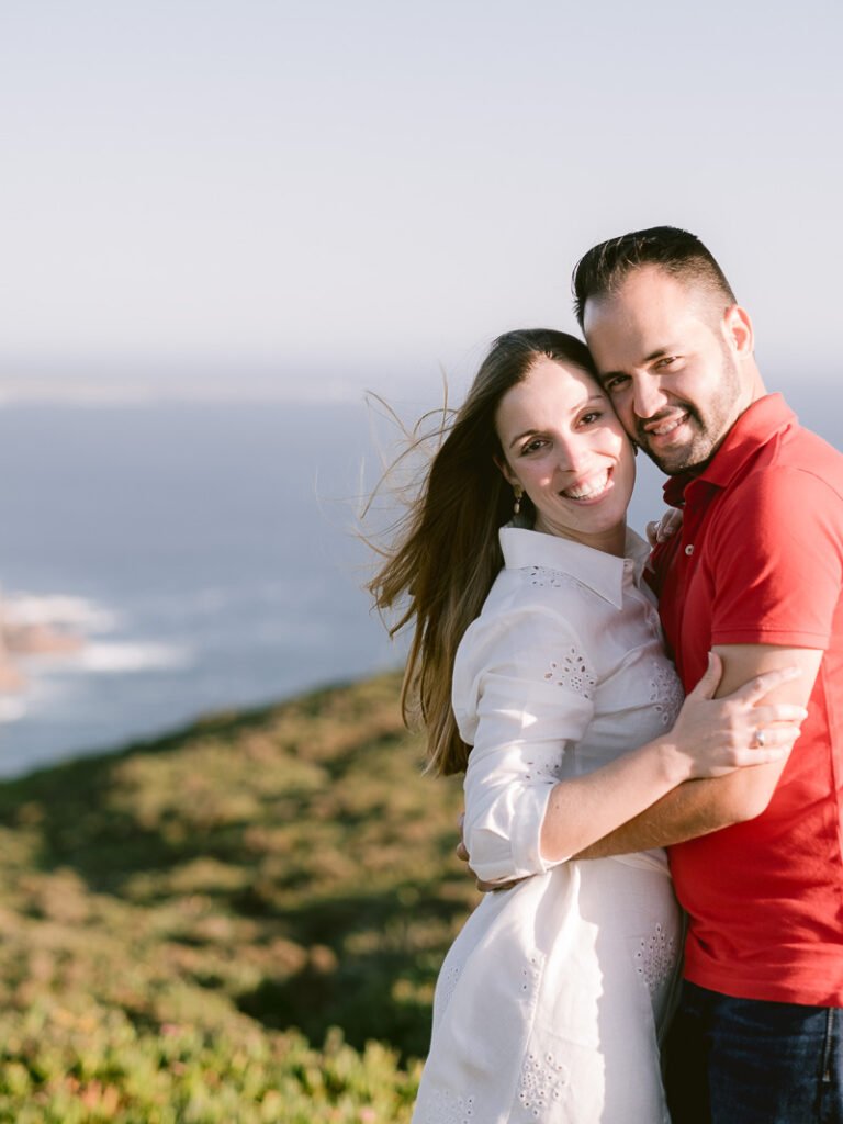 sessão de noivado no cabo da roca