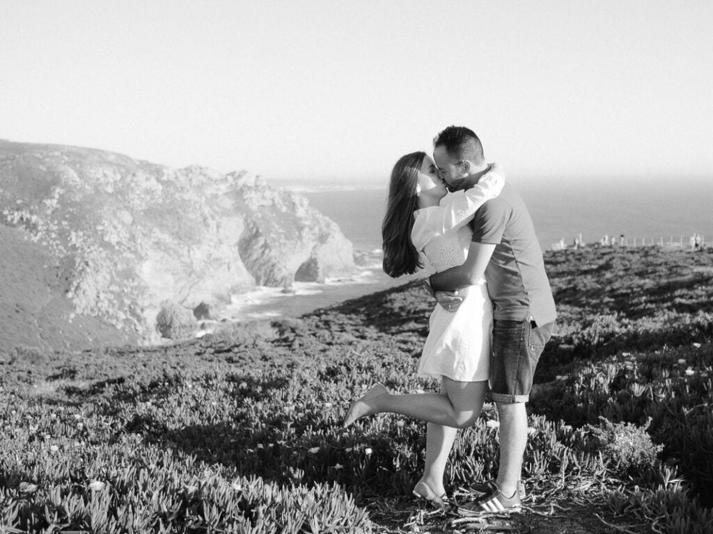 sessão de noivado no cabo da roca