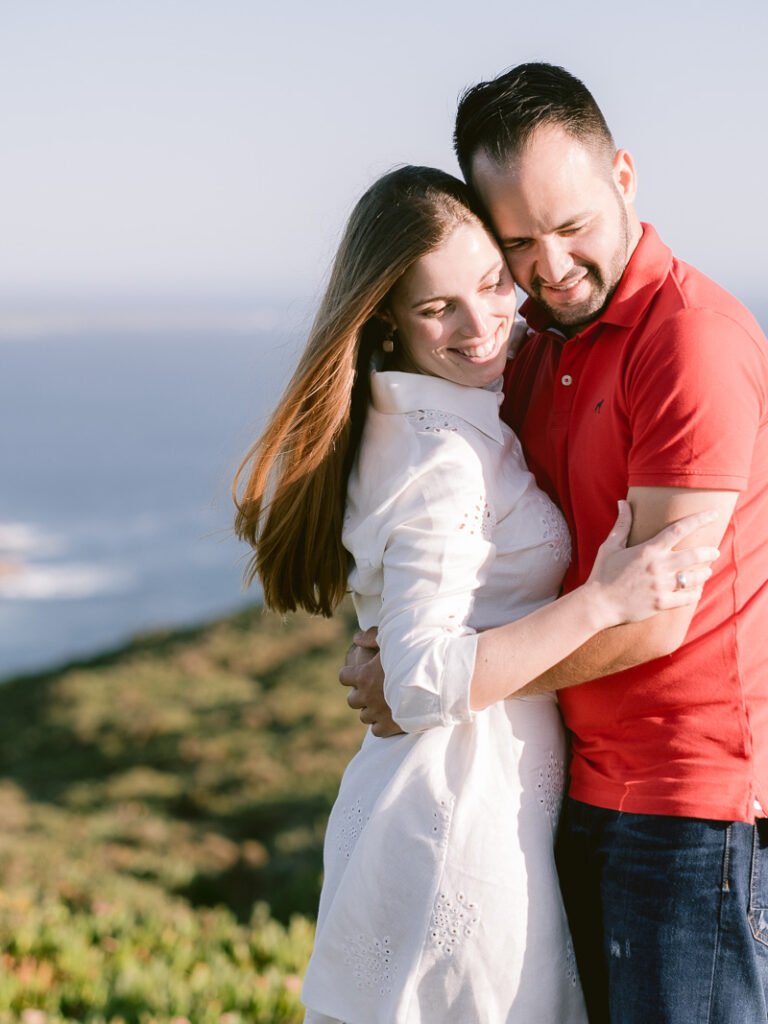 Sessão de Noivado no cabo da Roca - Sintra