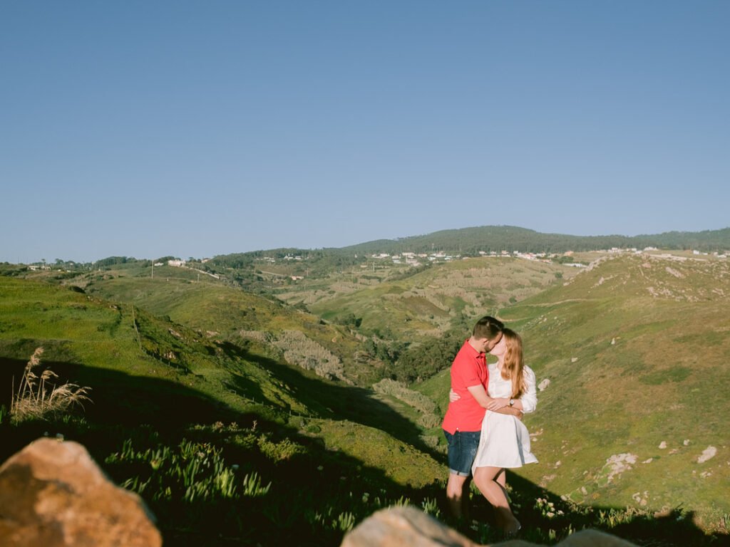 sessão de noivado no cabo da roca
