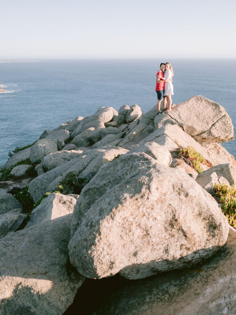 sessão de noivado no cabo da roca