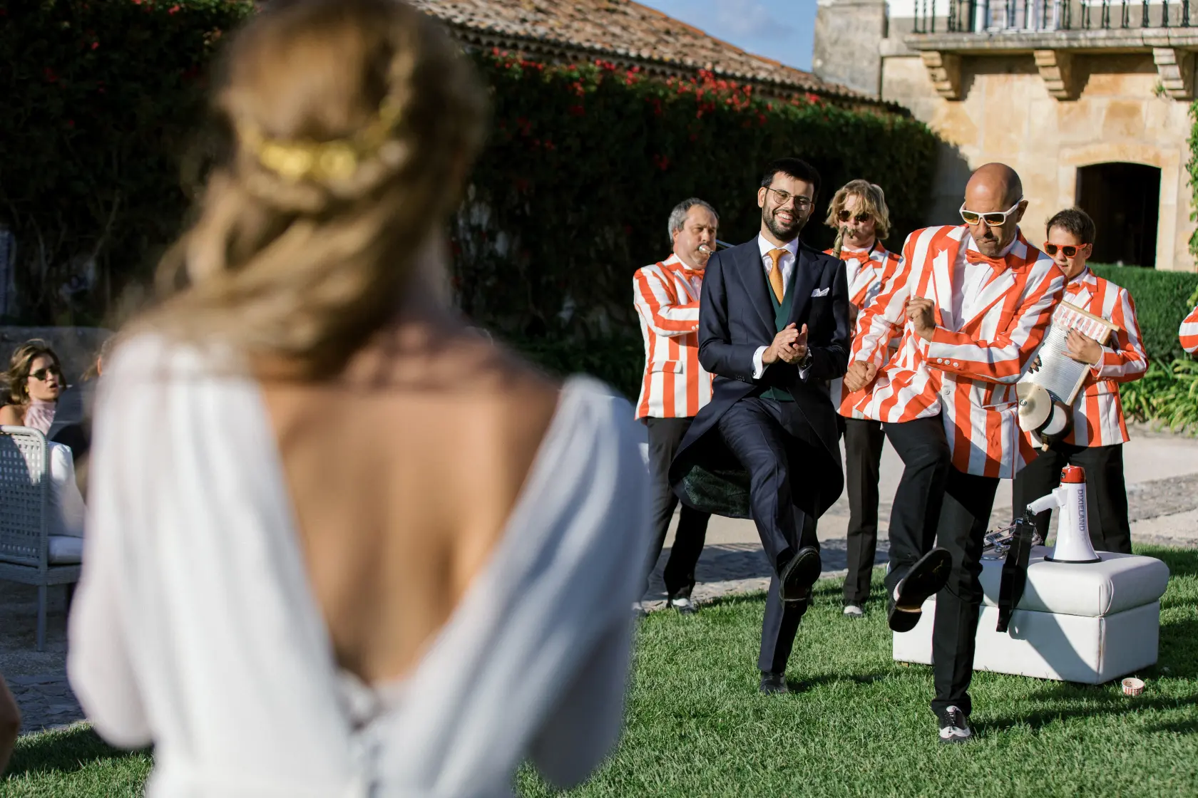 O Pateo central da Quinta do Valle do Riacho em Alenquer