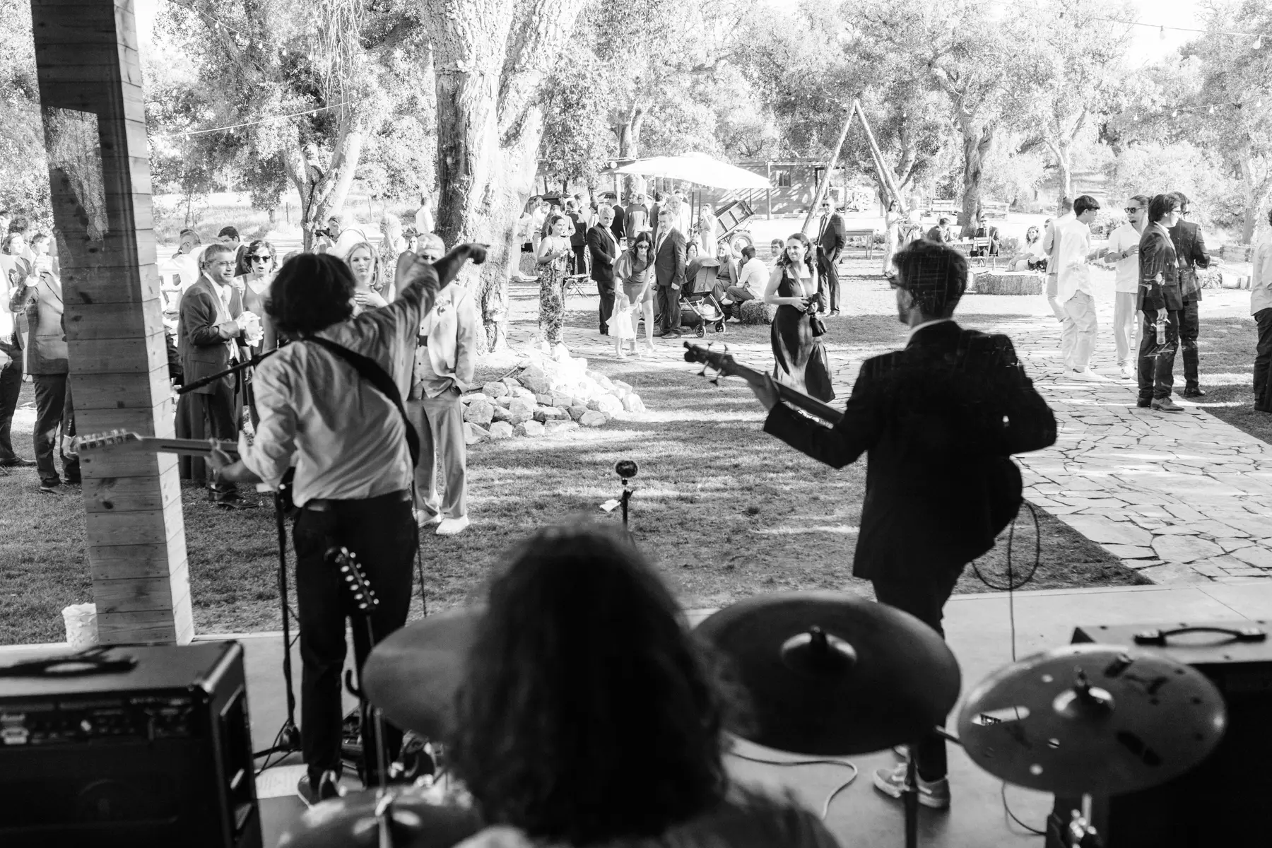 Banda de musica a tocar em casamento na herdade moinho novo, canha, Montijo