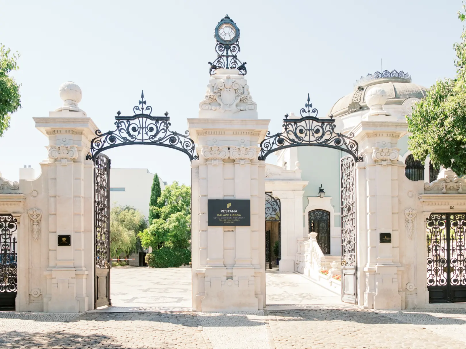 Portão frontal do hotel pestana palace lisboa - Alcantara por boris the cat fotografos 1 20170707