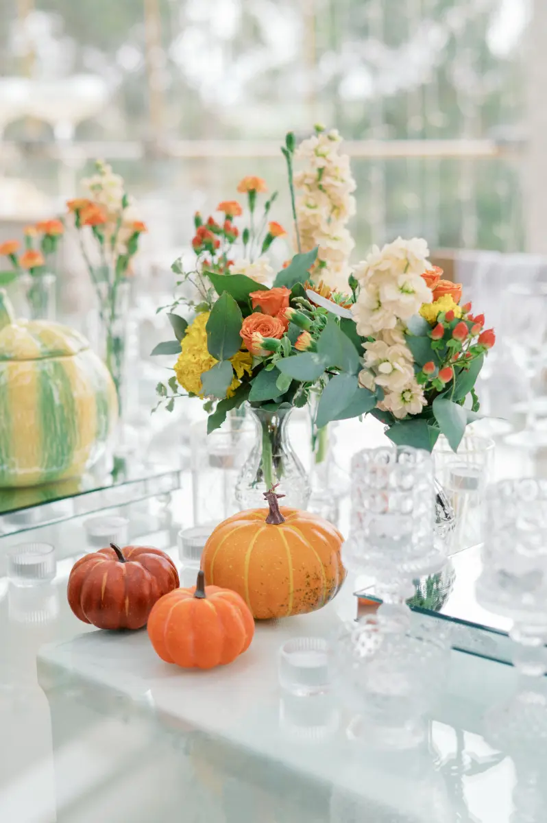 Decoration of the tables at Quinta do Roseiral