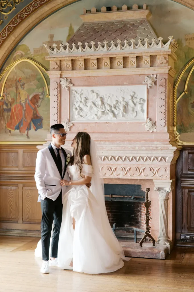 Destination wedding photographer in Lisbon, Estoril, Portugal - Boris the Cat capturing international couple in Forte da Cruz venue