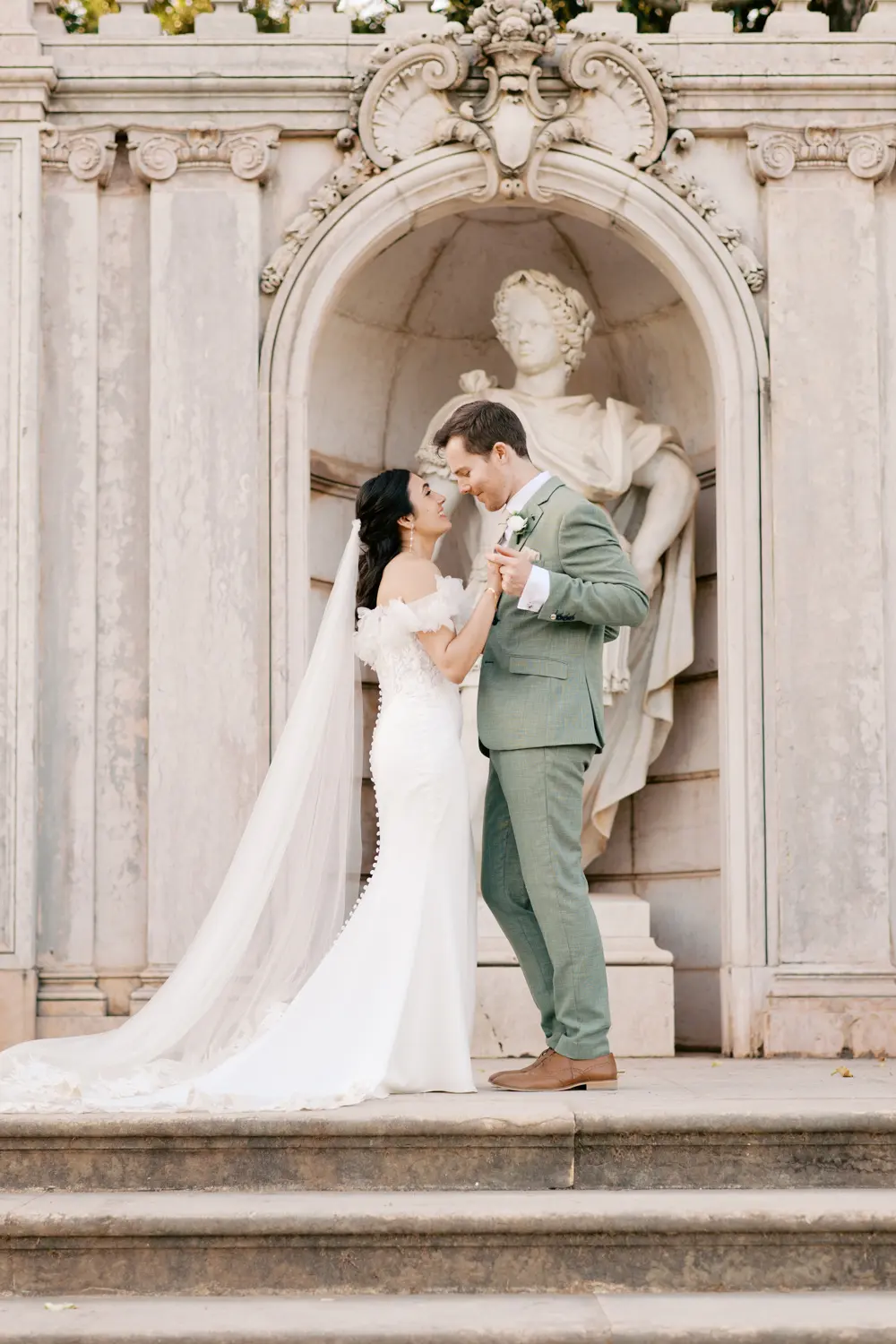 Destination wedding photographer in Lisbon Portugal - Boris the Cat capturing international couple